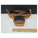 2 Longaberger Baskets 5"-14" Wide