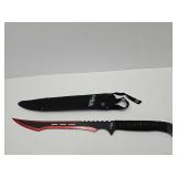 Tactical MAster 27" Red Sword w/Sheath