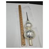 12" Vintage Glass Tree Topper