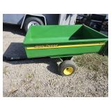 John Deere Lawn Pull Behind Wagon Cart