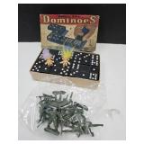 Vintage Dominos Toy Soldiers MINI Trolls