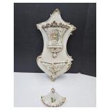 Beautiful Italy Wall Pocket w/Lid 11"x24"