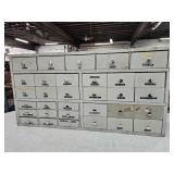 32 Primitive Wood Cabinet Hand Made 38 x10 x 19"h