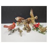 Lot of Birds Cardinals Owl Eagle