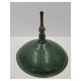 Porcelain Enamel Light Globe Fixture 15" wide