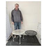 2 Vintage Patio Side Tables