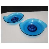 MCM Viking Glass Candleholders