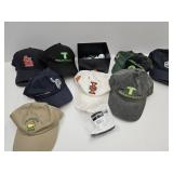 Lot of Golf Hats, Club Tool, Balls