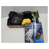 Golf Accessories, New Gloves, Leather Bags +