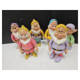 Disney 6" Rubber Dwarfs Disney