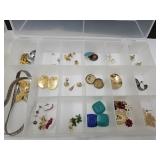 Misc. Costume Jewerly & Organizer Case