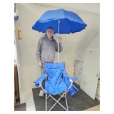 Folding Travel Chair w Umbrella