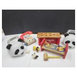 Playskool Fisher Price & Panda Boxes
