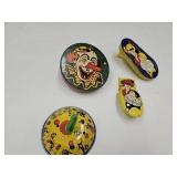 Vintage Metal Noisemakers