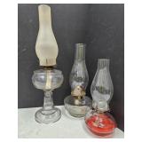 Oil Lamps 11 to 20" No Shipping