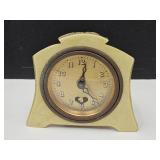 Rare VTG Working Lux Wind Up Bakelite Desk Clock