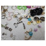 Costume Jewelry Lot Earrings