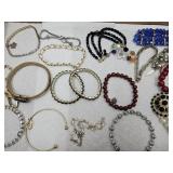 Costume Jewelry Lot Bracelets