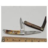 Wild Turkey 2 Blade Pocket Knife Case XX (Needs