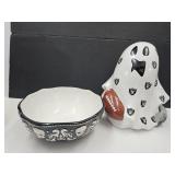 Raiders Football Ghost Halloween Decor & Skull