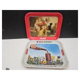 Coca Cola Advertising Trays 13 x 10.5"