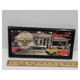 Snap On New Battery Operated Clock  11.5 x5"