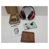 Omron Pocket Pedometer Headphones & Wallet