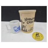 Hop Along Cassidy Mug, Ice Cream +