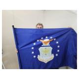 U.S. Air Force Flag 3 x 5 ft on Pole
