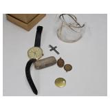 Geneva Watch Cuff Bracelet Pendants +