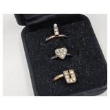 Size 5 .925 I Love You Ring Set