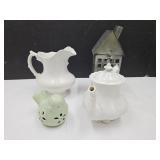 Candle Lantern Johnson Bros. England Tea Pot +