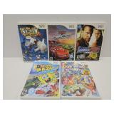 Lot of 5 GOOD WII Games Cars Spongebob++