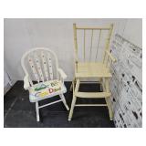 Vintage High Chair & Childs Chair