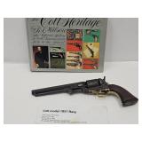 1851 Navel Colt 36 Cal Black Powder Pistol w Bag
