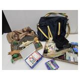 2 Cricket Bait Boxes, Duffle Bags, Basket ++++