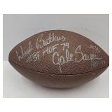 Signed Footbal Autograph Butkas, Sayers Bears