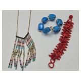 Coral Bracelet? Indian Style Beads & Turquoise?