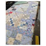 Vintage Cabin Quilt Sewn by Olizar 80x74