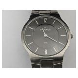 Skagen Steel Watch Ultra Thin Quartz Dress Watch