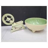 Austria Dish, McCoy Bowl ++++