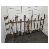 4  Sections of Antique Cast Iron Fence 60' x 35