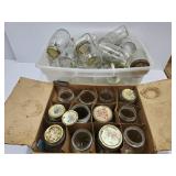 Tote Full of Canning Jars See Pics