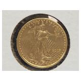 2007 GOLD  1/10th Ounce Coin