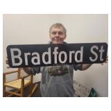 Metal St Sign Bradford