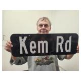 Metal Kem Road Sign 24'