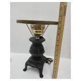Vintage Pot Bellied Stove Lamp