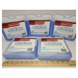 5  Rubbermaid Blue Ice Packs
