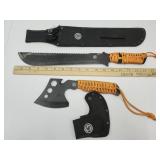 2 Knives w/Sheaths See Sizes