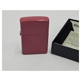 New Pink Unfired ZIPPO Lighter #23  with Box